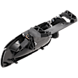 Tailgate Handle, Textured Black Plastic Without Camera Hole Without Key Hole