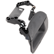 Tailgate Handle, Textured Black Plastic Without Camera Hole Without Key Hole