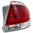 2008 Ford Focus - Passenger Side Halogen Tail Light, With bulb(s), OE Replacement