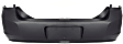 Rear Primed Bumper Cover, Without Parking Aid Sensor Holes