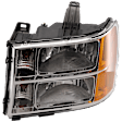 2011 GMC Sierra 2500 HD - Driver Side Halogen Headlight, With bulb(s), OE Replacement