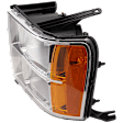 2011 GMC Sierra 2500 HD - Driver Side Halogen Headlight, With bulb(s), OE Replacement