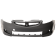 Front Primed Bumper Cover, With Spoiler Holes, CAPA Certified