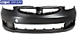 Front Primed Bumper Cover, With Spoiler Holes, CAPA Certified