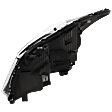 Passenger Side Headlight, with Bulb, Halogen, Clear Lens, CAPA Certified