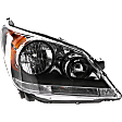 Passenger Side Headlight, with Bulb, Halogen, Clear Lens, 6 Cyl., 3.5L Engine, CAPA Certified