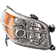 Passenger Side Headlight, without Bulb, Halogen, Clear Lens, 6 Cyl., 3.5L Engine