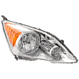 Passenger Side Headlight, without Bulb, Halogen, Clear Lens
