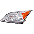 Driver Side Headlight, without Bulb, Halogen, Clear Lens, CAPA Certified