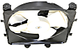A/C Condenser Fan, Driver Side, Fan Blade, Motor, and Shroud