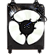 A/C Condenser Fan - Passenger Side Fan Blade, Motor and Shroud, 4 Cyl., 1.8L Engine