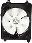 A/C Condenser Fan - Passenger Side Fan Blade, Motor and Shroud, 4 Cyl., 1.8L Engine