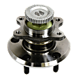 Rear, Driver or Passenger Side Wheel Hub, With Bearing, 5 x 4.5 in. Bolt Pattern, FWD