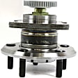 Rear, Driver or Passenger Side Wheel Hub, With Bearing, 5 x 4.5 in. Bolt Pattern, FWD
