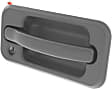 Front, Passenger Side Exterior Door Handle, Textured Black, With Key Hole, Base Model
