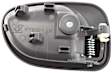 Front or Rear, Driver Side Interior Door Handle, Gray, Without Door Lock Hole, 4 Cyl., 1.5L Engine
