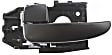Front, Driver Side Interior Door Handle, Black, With Door Lock Button, 4 Cyl., 2.0L Engine
