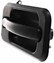 Rear, Passenger Side Exterior Door Handle, Textured Black, Without Key Hole, Base Model