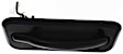 Rear, Passenger Side Exterior Door Handle, Textured Black, Without Key Hole, Base Model