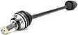 Front, Driver Side Axle Assembly, Automatic Transmission