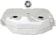 Fuel Tank, 4 Cyl., 2.2L Engine, 17 Gallons / 64 Liters, With Lock Ring