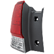 2008 Honda Odyssey - Driver Side, Outer Halogen Tail Light, Without bulb(s), Mounts on Body, OE Replacement