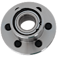 Front, Driver or Passenger Side Wheel Hub, With Bearing, RWD