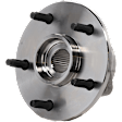 Front, Driver or Passenger Side Wheel Hub, With Bearing, 5 x 5.5 in. Bolt Pattern