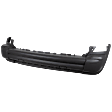 Front Textured Bumper Cover, Without Tow Hook Hole