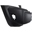 Front Textured Bumper Cover, Without Tow Hook Hole