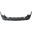 Front Textured Bumper Cover, With Tow Hook Hole