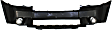 2008-2010 Jeep Grand Cherokee - Front Primed Bumper Cover, Except SRT-8 Model, With Fog Light Holes, Without Parking Aid Sensor Holes and Molding Holes