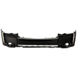 Front Primed Bumper Cover, Except SRT-8 Model, With Fog Light Holes, Without Parking Aid Sensor Holes and Molding Holes, CAPA CERTIFIED