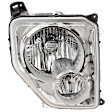 Passenger Side Headlight, with Bulb, Halogen, 6 Cyl., 3.7L Engine, with Fog Light