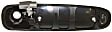 1999-2004 Jeep Grand Cherokee - Front, Driver Side Smooth Black Exterior Door Handle, With Key Hole
