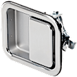 Front, Passenger Side Exterior Door Handle, Chrome, Without Key Hole, Full Door Type