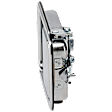 Front, Passenger Side Exterior Door Handle, Chrome, Without Key Hole, Full Door Type