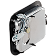 Front, Passenger Side Exterior Door Handle, Chrome, Without Key Hole, Full Door Type