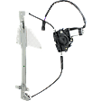 Rear, Passenger Side Power Window Regulator, With Motor