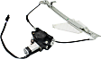 Rear, Passenger Side Power Window Regulator, With Motor