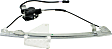 Rear, Passenger Side Power Window Regulator, With Motor