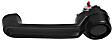 2012 Jeep Wrangler - Tailgate Handle, Textured Black, Plastic, Without Camera Hole, Without Key Hole