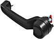 2012 Jeep Wrangler - Tailgate Handle, Textured Black, Plastic, Without Camera Hole, Without Key Hole