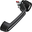 2012 Jeep Wrangler - Tailgate Handle, Textured Black, Plastic, Without Camera Hole, Without Key Hole
