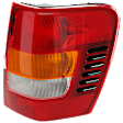 Passenger Side Tail Light, with Bulb, Halogen, Amber, Clear and Red Lens