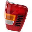 Passenger Side Tail Light, with Bulb, Halogen, Amber, Clear and Red Lens