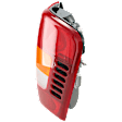 Passenger Side Tail Light, with Bulb, Halogen, Amber, Clear and Red Lens