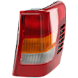 Passenger Side Tail Light, with Bulb, Halogen, Amber, Clear and Red Lens