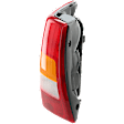 Driver Side Tail Light, with Bulb, Halogen, Amber, Clear and Red Lens
