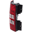 Driver Side Tail Light, with Bulb, Halogen, Clear and Red Lens